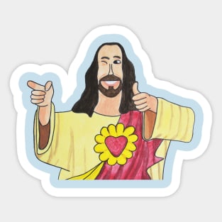 Buddy Christ Sticker